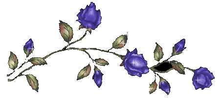 Картинка Синие цветы из коллекции Картинки анимация Цветы