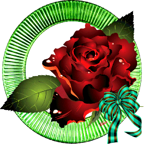 Картинка Восхитительная роза из коллекции Картинки анимация Цветы