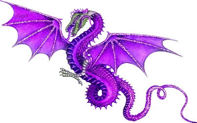 Картинка Блестящий дракон из коллекции Картинки анимация Животные