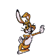 Картинка Анимационный кролик из коллекции Картинки анимация Животные