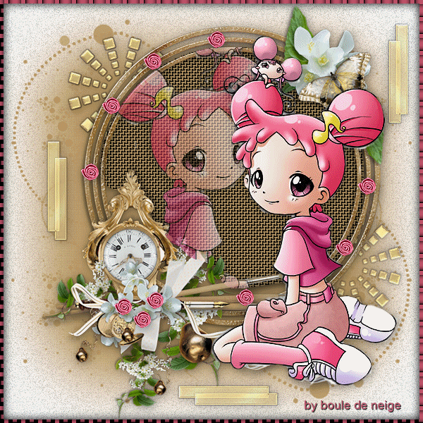 Картинка Аниме девочка в розовом из коллекции Картинки анимация Аниме