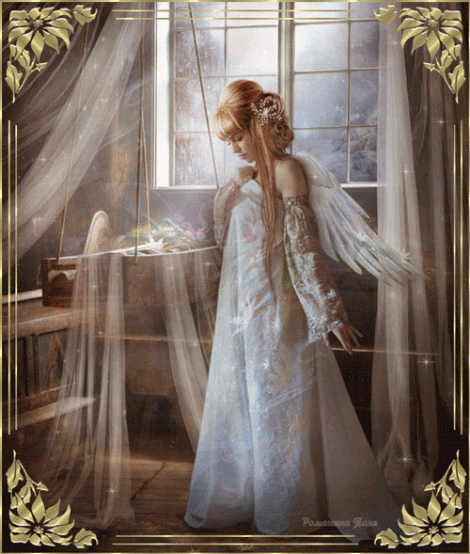 Картинка Девушка ангел из коллекции Картинки анимация Фэнтези и сказка