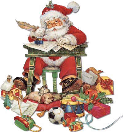 Картинка Письмо от Деда Мороза из коллекции Картинки анимация Новый год и Рождество 2024