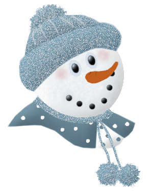 Картинка Снеговик в шапочке из коллекции Картинки анимация Новый год и Рождество 2024