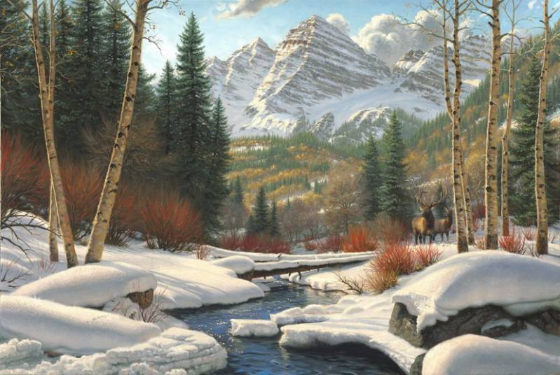 Картинка Зима. Оттепель. из коллекции Обои для рабочего стола Природа