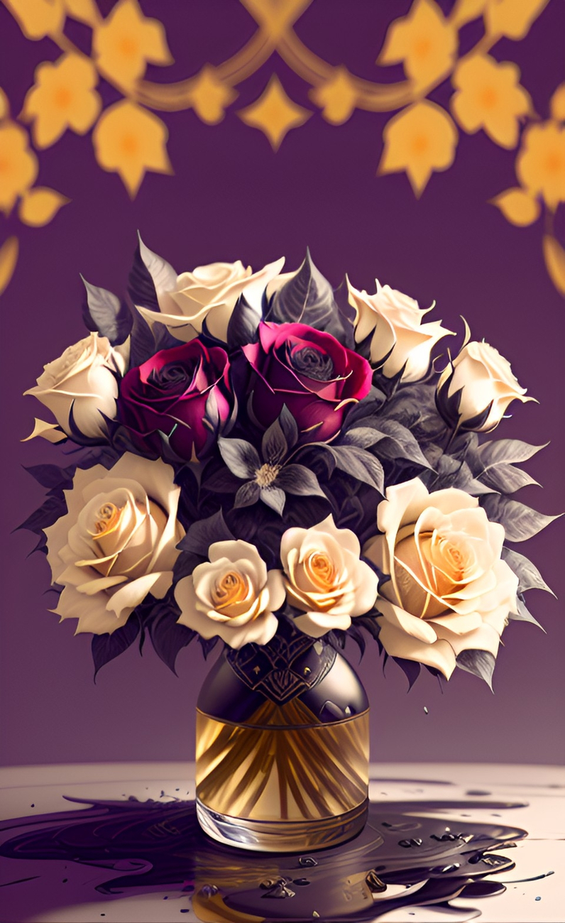 Картинка Букет роз из коллекции Обои для рабочего стола Цветы