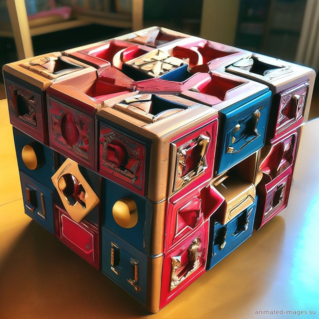 Картинка Кубик рубик из коллекции Обои для рабочего стола Абстракции