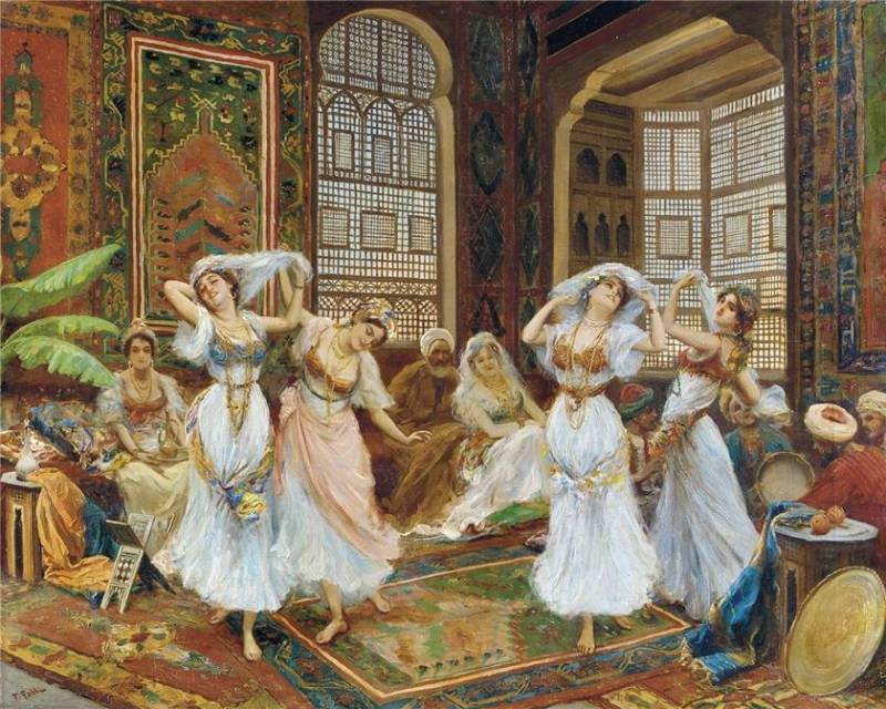 Картинка Танцующие девушки из коллекции Обои для рабочего стола Искусство Живопись
