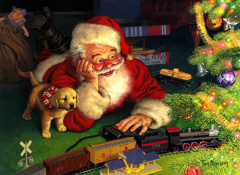 Картинка Дед Мороз из коллекции Обои для рабочего стола Новогодние обои