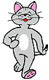 Картинка Серый кот из коллекции Картинки анимация Маленькие картинки