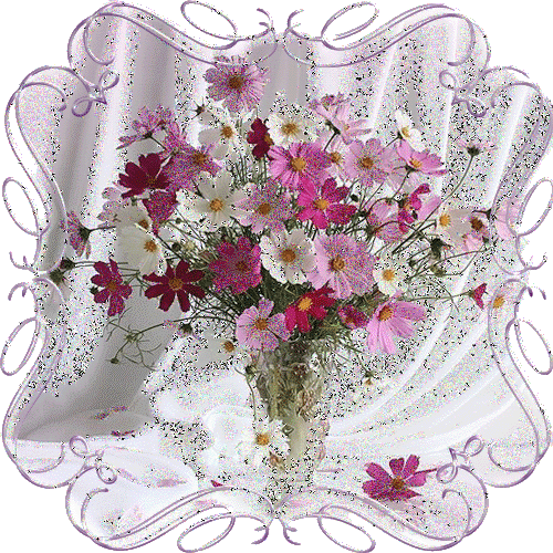 Картинка Корзина с цветами из коллекции Картинки анимация Анимационные GIF