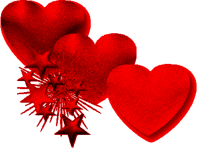 Картинка Три сердца из коллекции Картинки анимация Сердечки и Валентинки