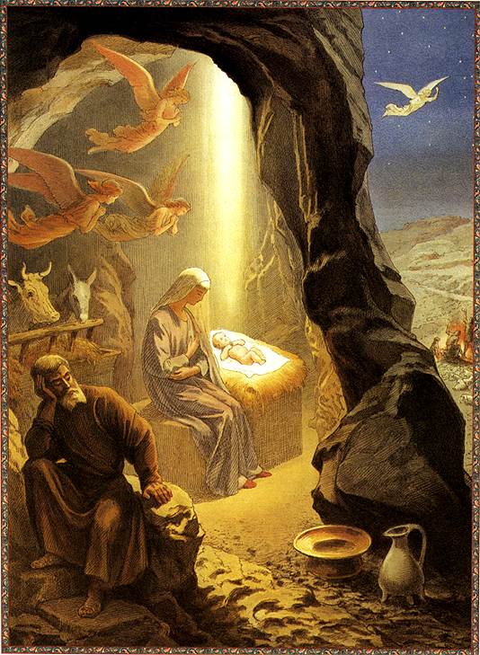 Картинка Рождество Христово из коллекции Открытки поздравления Религиозные праздники