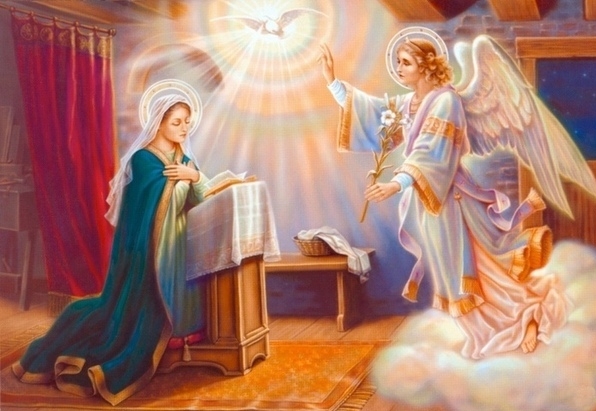 Картинка с Благовещением Пресвятой Богородицы! из коллекции Открытки поздравления Религиозные праздники