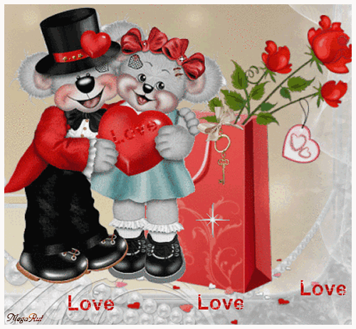 Картинка Валентинки друзьям Love из коллекции Открытки поздравления День Святого Валентина