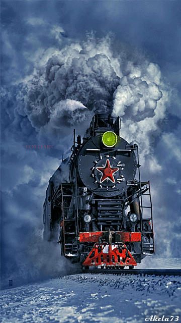 Картинка Паровоз из коллекции Картинки анимация Транспорт