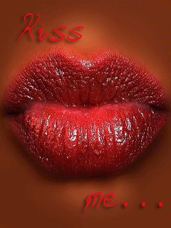 Картинка Kiss me из коллекции Анимация на телефон Любовь