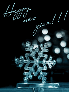Картинка Новогодняя снежинка в телефон из коллекции Анимация на телефон С новым годом 2024