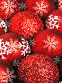Картинка Елочные шары из коллекции Анимация на телефон Новогодние картинки