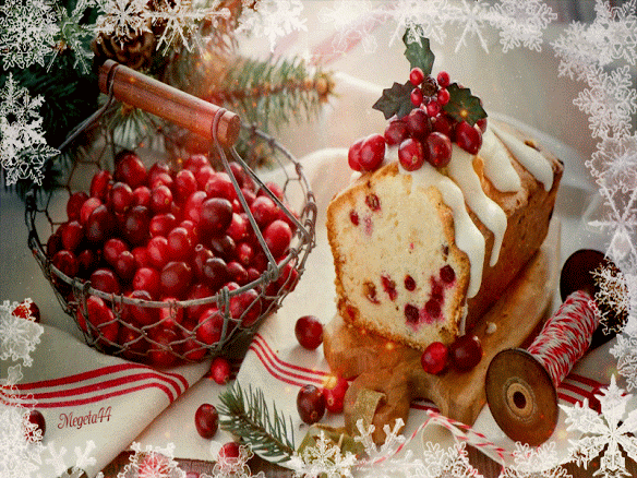 Картинка Рождественский пирог из коллекции Открытки поздравления Рождество Христово
