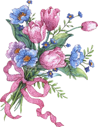 Картинка Весенний букет из коллекции Картинки анимация Цветы