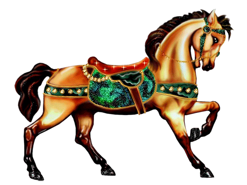 Картинка Блестяшка лошадка из коллекции Картинки анимация Животные