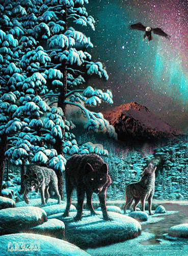 Волки - Животные в картинках
