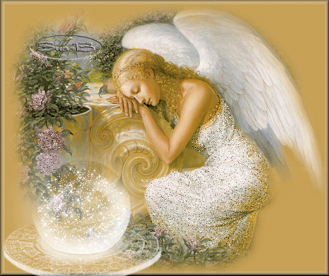 Картинка Спящий ангел из коллекции Картинки анимация Фэнтези и сказка