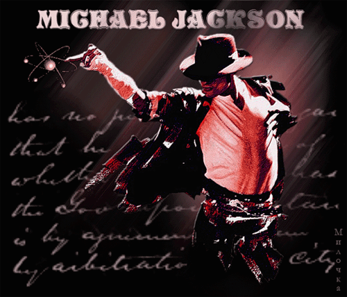 Картинка Майкл Джексон из коллекции Картинки анимация Мужчины
