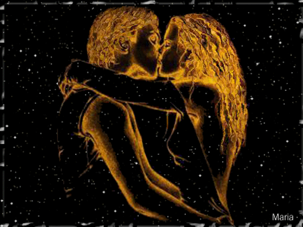 Картинка Звёздное небо любви анимация из коллекции Картинки анимация Любовь и романтика