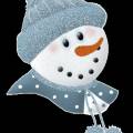 Снеговик в шапочке