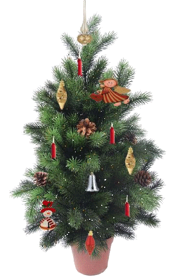 Картинка Рождественская ёлка из коллекции Картинки анимация Новый год и Рождество 2024
