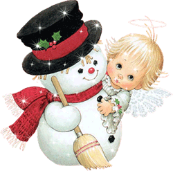 Картинка Снеговик из коллекции Картинки анимация Новый год и Рождество 2024