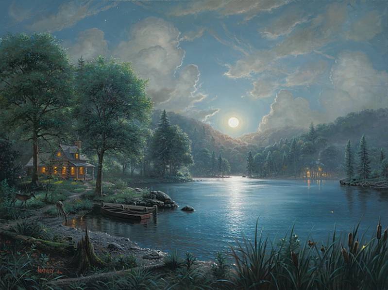 Картинка Лазурная ночь из коллекции Обои для рабочего стола Природа