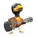 Птичка с гитарой