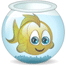 Картинка Рыбка в аквариуме из коллекции Картинки анимация Маленькие картинки