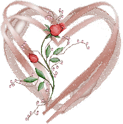 Роза в сердце - Сердечки и Валентинки
