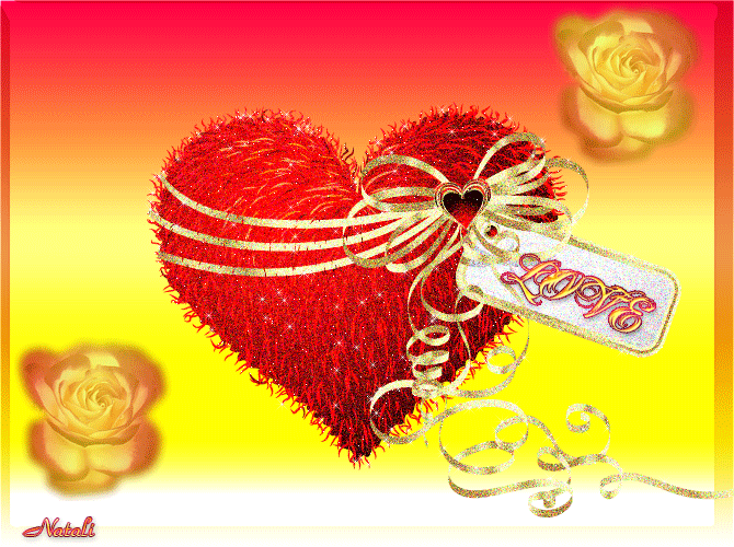 Картинка Мохнатое сердце из коллекции Картинки анимация Сердечки и Валентинки