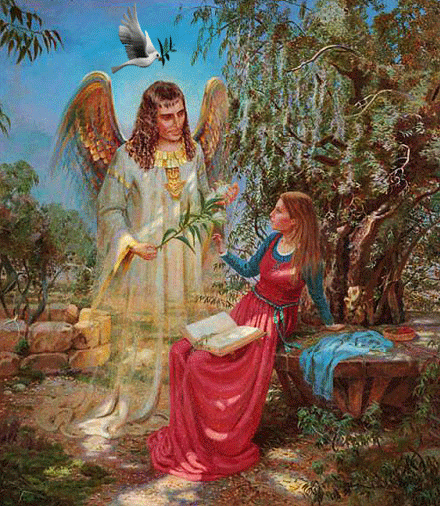 Картинка Благовещение Богородицы из коллекции Открытки поздравления Религиозные праздники