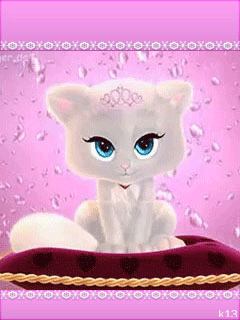 Картинка Милая кошечка из коллекции Анимация на телефон Кошки анимашки