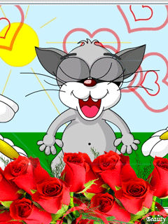 Картинка Мультяшный кот из коллекции Анимация на телефон Кошки анимашки