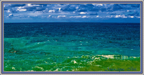 Картинка Лазурное море из коллекции Картинки анимация Природа