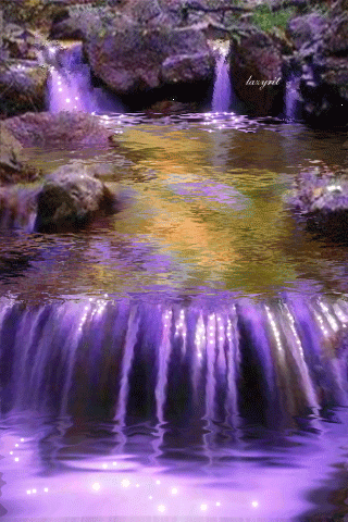Красивый водопад - Природа