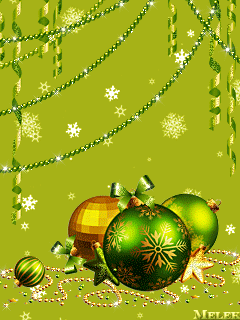 Картинка Новогодняя мишура из коллекции Анимация на телефон Новогодние картинки