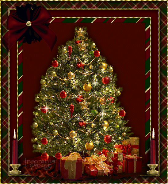 Картинка Рождественская ёлка из коллекции Открытки поздравления Рождество Христово