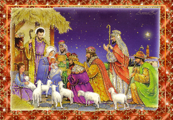 Картинка Со светлым праздником Рождества! из коллекции Открытки поздравления Рождество Христово